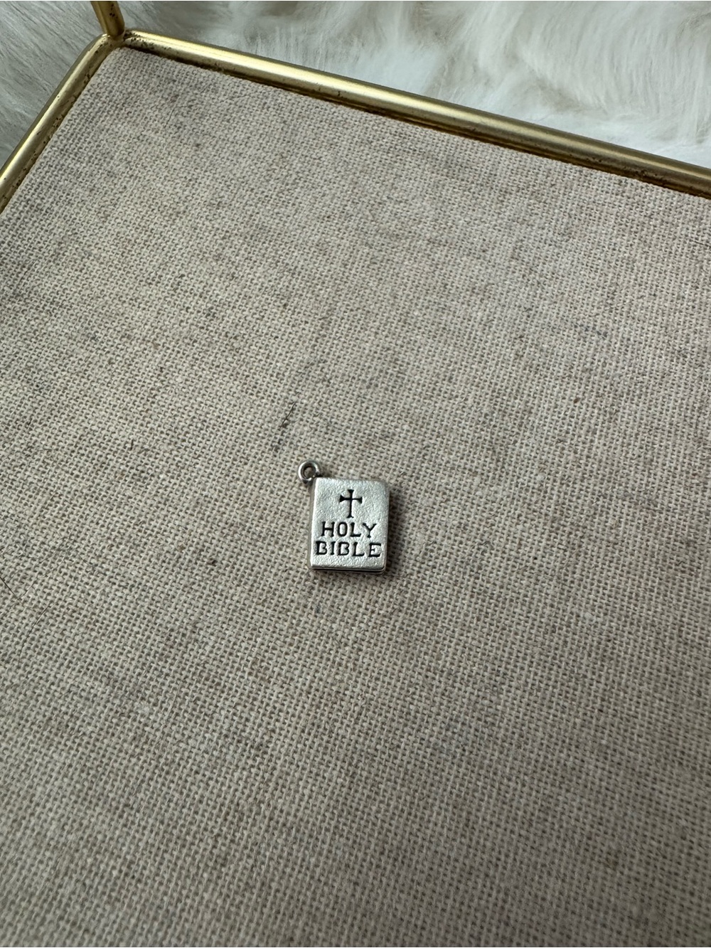James Avery Silver Bible Charm